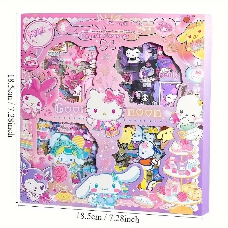 Hello Kitty Sanrio 100-Piece Sticker Set - Image 4