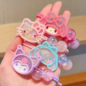 anrio Children’s Kuromi & My Melody Rubber Hair Bands