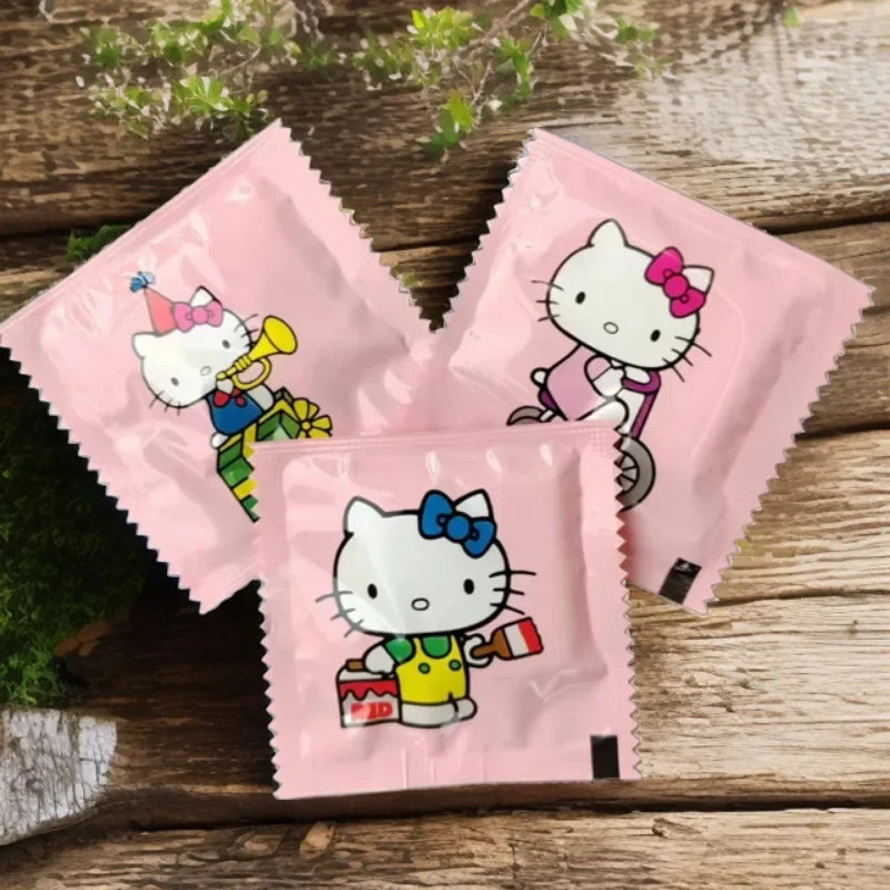 100pcs Sanrio Hello Kitty Kawaii Disposable Gloves - Image 3