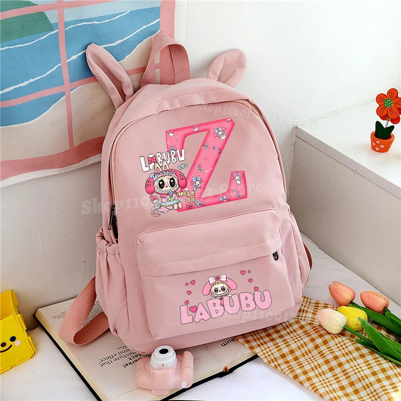 Labubu Melody Girl Kids School Bag - Image 4