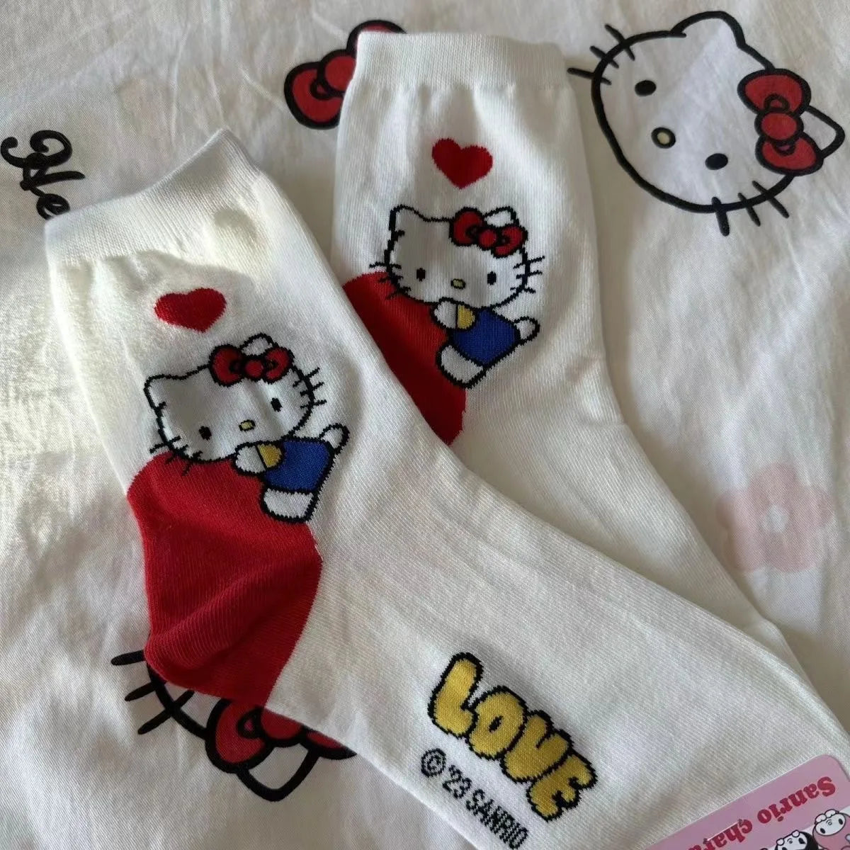 Sanrio Cute Cotton Mid-Calf Socks - Image 3