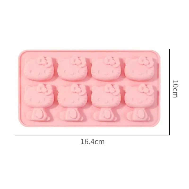 Kawaii Hello Kitty Ice Tray Silicone Mold - Image 2