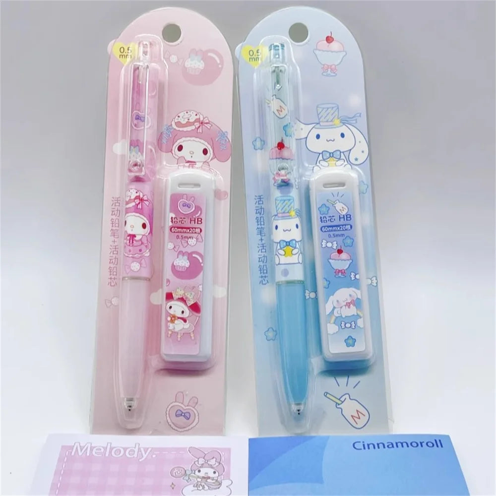 Sanrio Cartoon Mechanical Pencil Set - Image 2