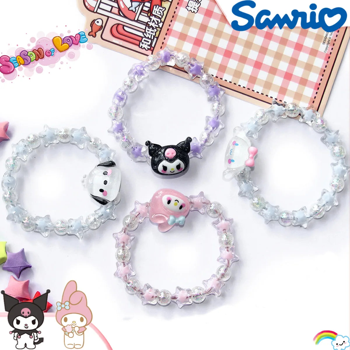 Sanrio Crystal Beaded Bracelet