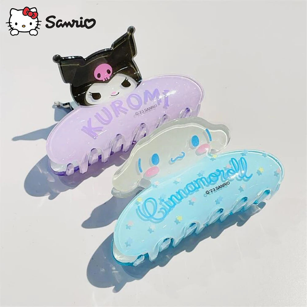Hello Kitty & Sanrio Y2K Acrylic Hair Clips - Image 3