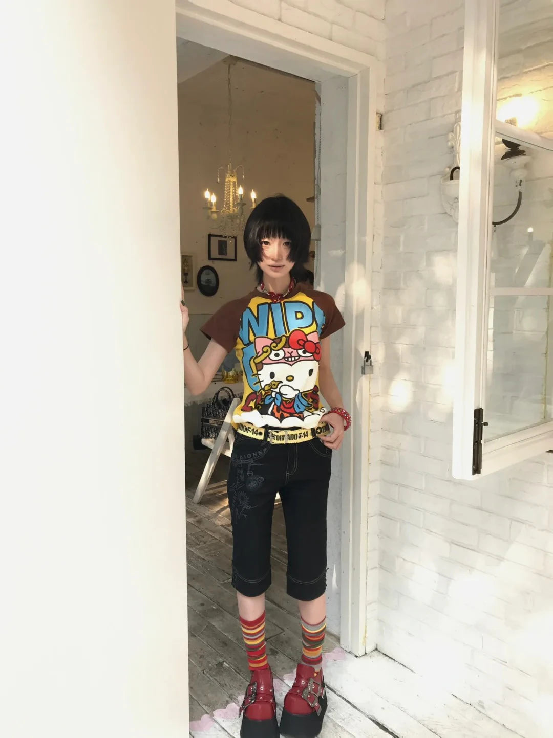 Sanrio Hello Kitty Y2K Short Sleeve T-Shirt - Image 4