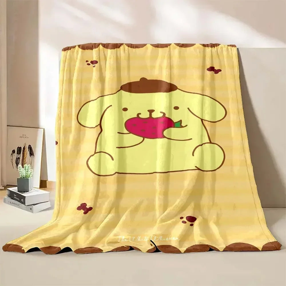Japanese Pompom Purin Cartoon Blanket - Image 14