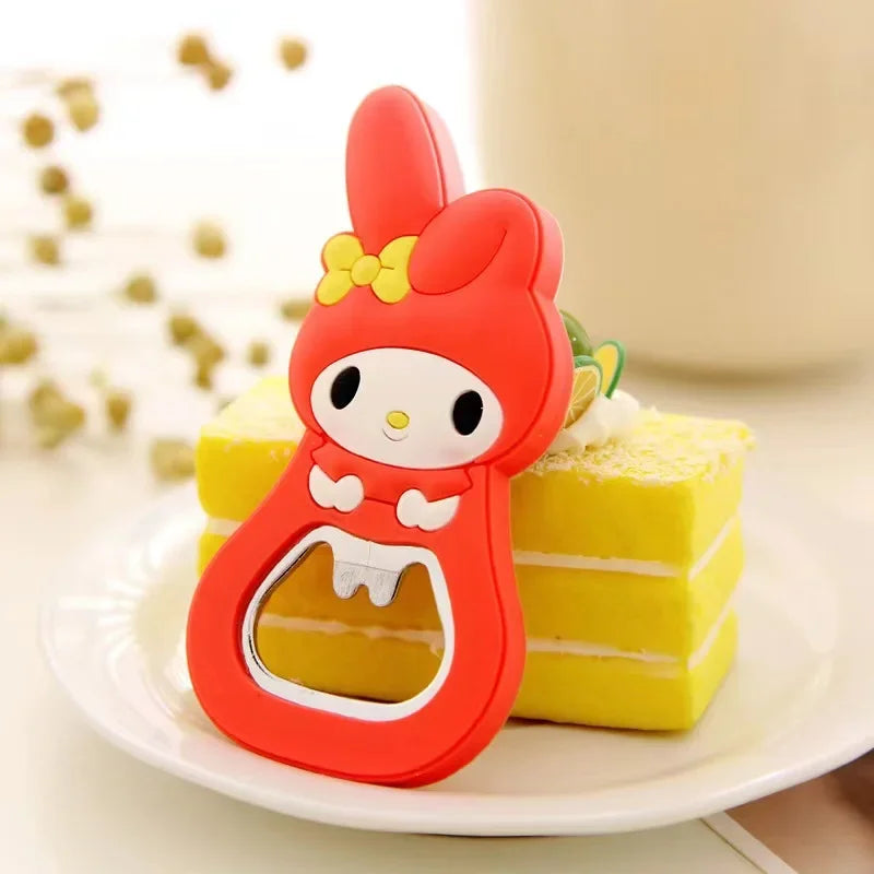 Sanrio Hello Kitty Cute Cartoon Silicone Wine & Beer Opener - Image 3