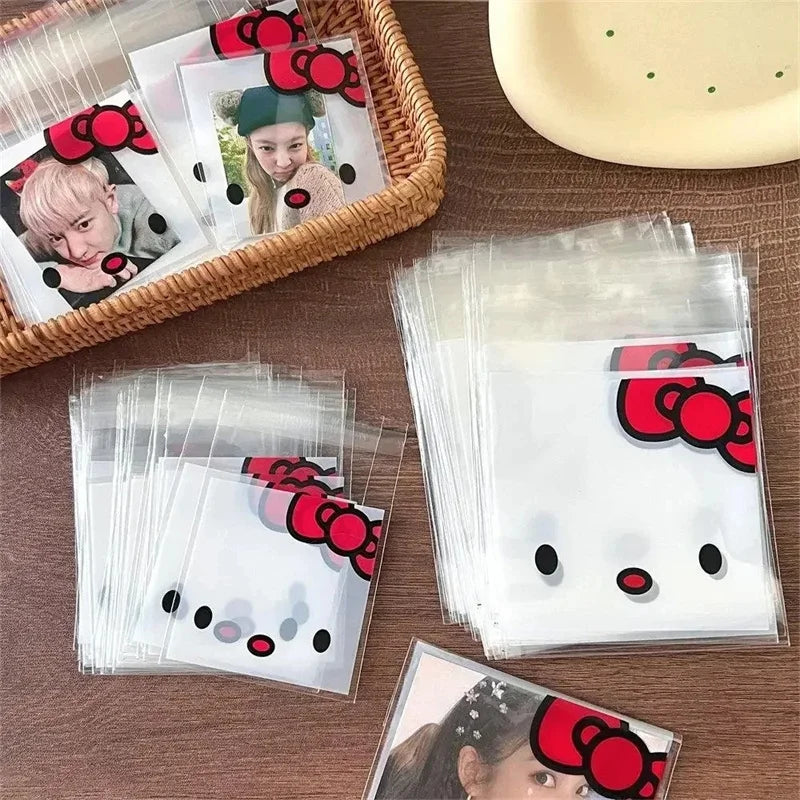 100Pcs Sanrio Hello Kitty Printed Ziplock Bags