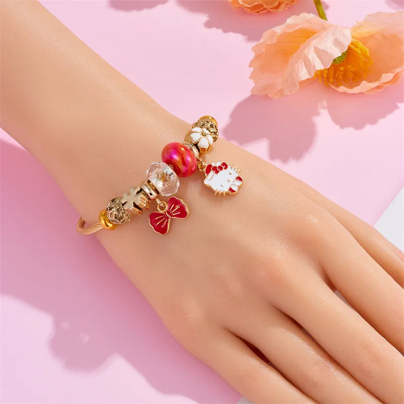 Sanrio Hello Kitty Bowknot Charm Bracelets - Image 3