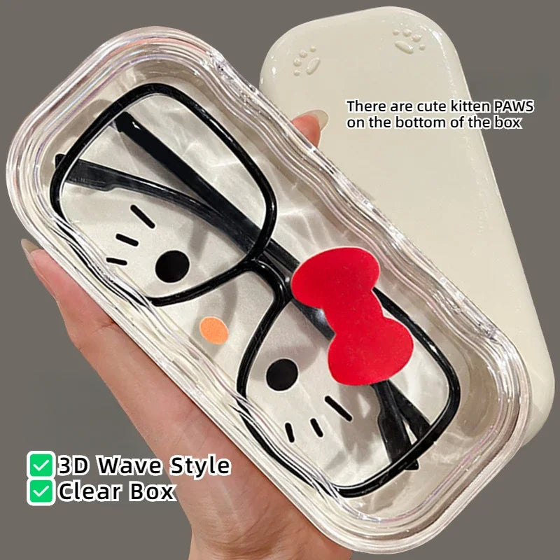 Cute Sanrio Hello Kitty Glasses Storage Box - Image 2