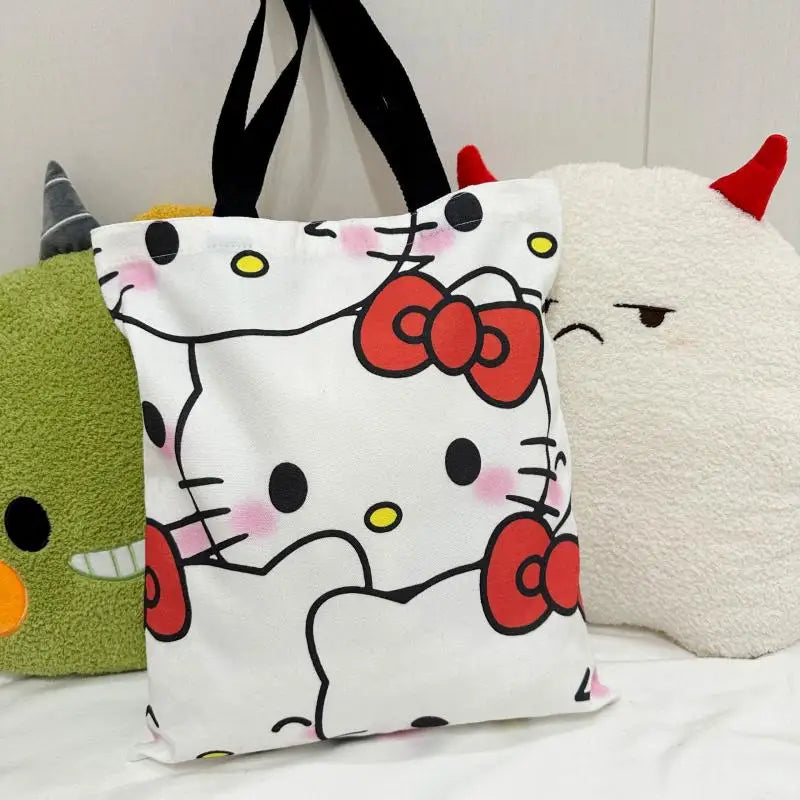Anime Sanrio Hello Kitty Canvas Tote Bag - Image 2