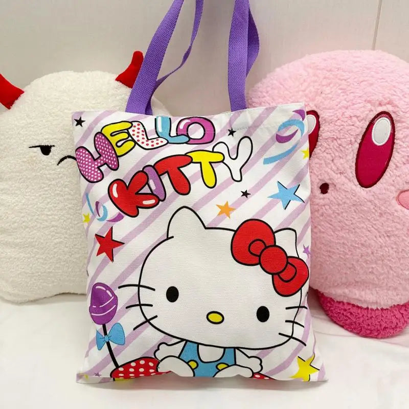 Anime Sanrio Hello Kitty Canvas Tote Bag - Image 4