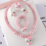 4PCS Sanrio Hello Kitty Jewelry & Hair Accessory Set