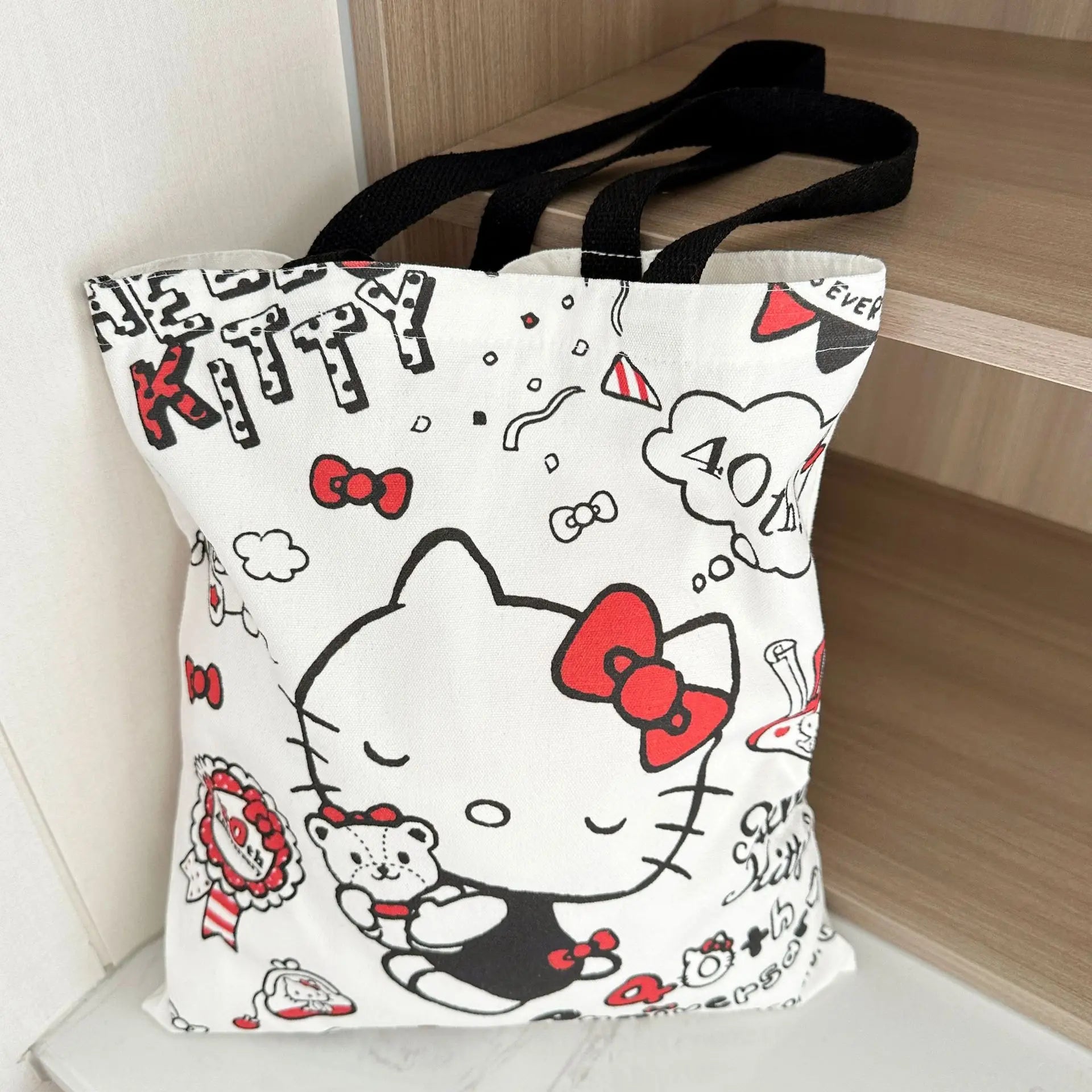 Anime Sanrio Hello Kitty Canvas Tote Bag - Image 9