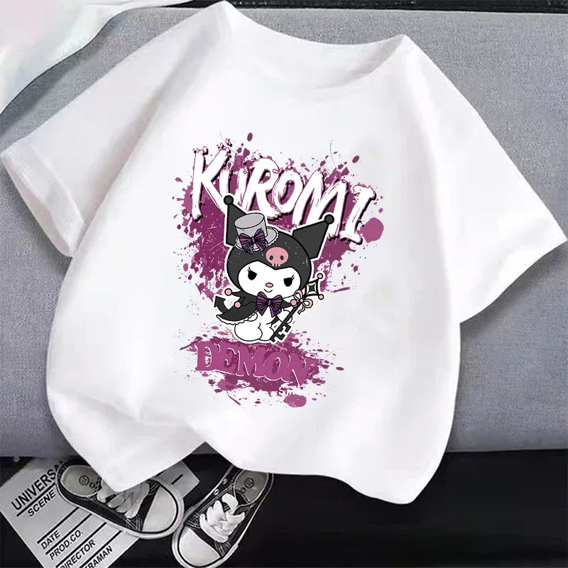 Kuromi Children’s Cotton T-Shirt - Image 7
