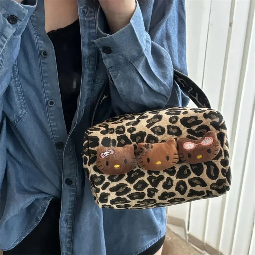 Sanrio Hello Kitty Leopard Cosmetic Bag - Image 5