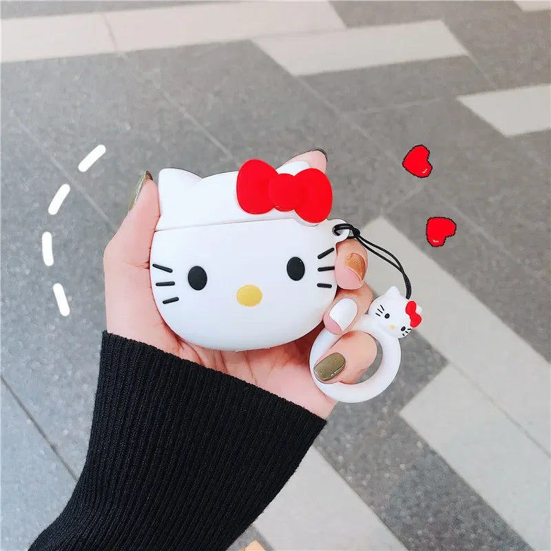 Hello Kitty Silicone Case for AirPods & Bluetooth Headphones - Image 6