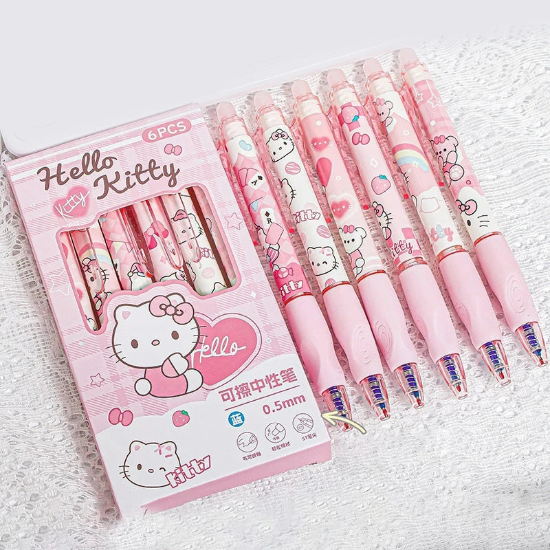 6pcs Sanrio Erasable Gel Pens - Image 5