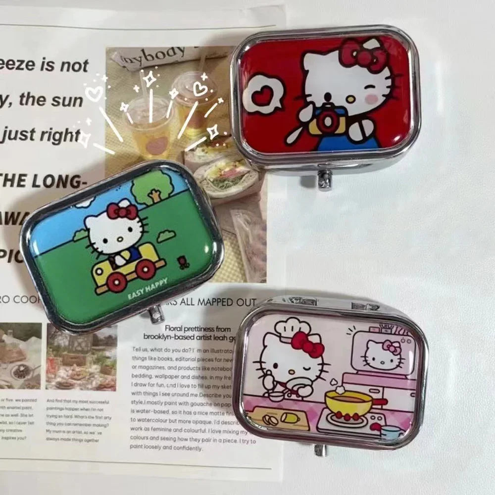 Sanrio Hello Kitty Kawaii Pill Box