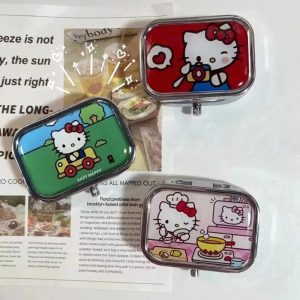 Sanrio Hello Kitty Kawaii Light-Proof Pill Box