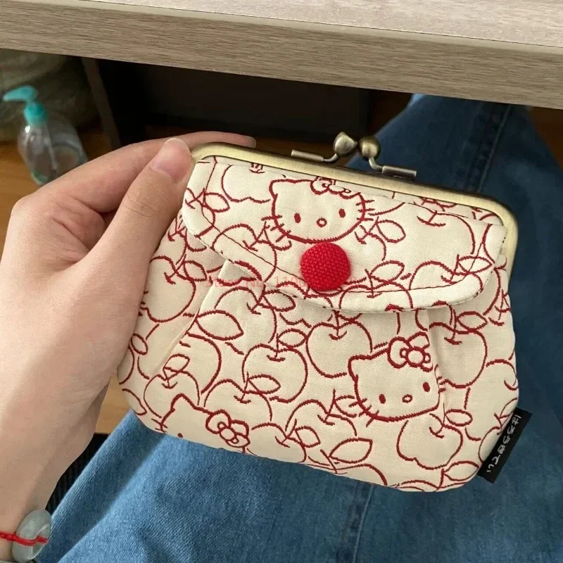 Sanrio Hello Kitty Gold Mouth 2-in-1 Wallet & Card Bag - Image 8