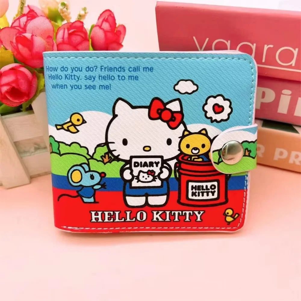 Kawaii Sanrio Hello Kitty PU Leather Wallet