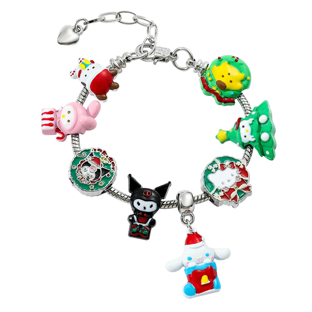 Hello Kitty Gold Plated Bracelets with Charms - Image 24