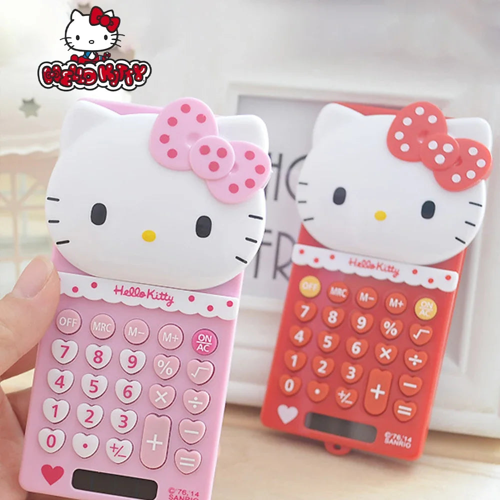 Kawaii Hello Kitty Sanrio Portable Pocket Calculator - Image 3