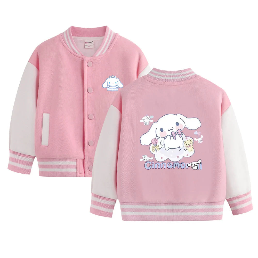 New Sanrio Kids Baseball Jacket