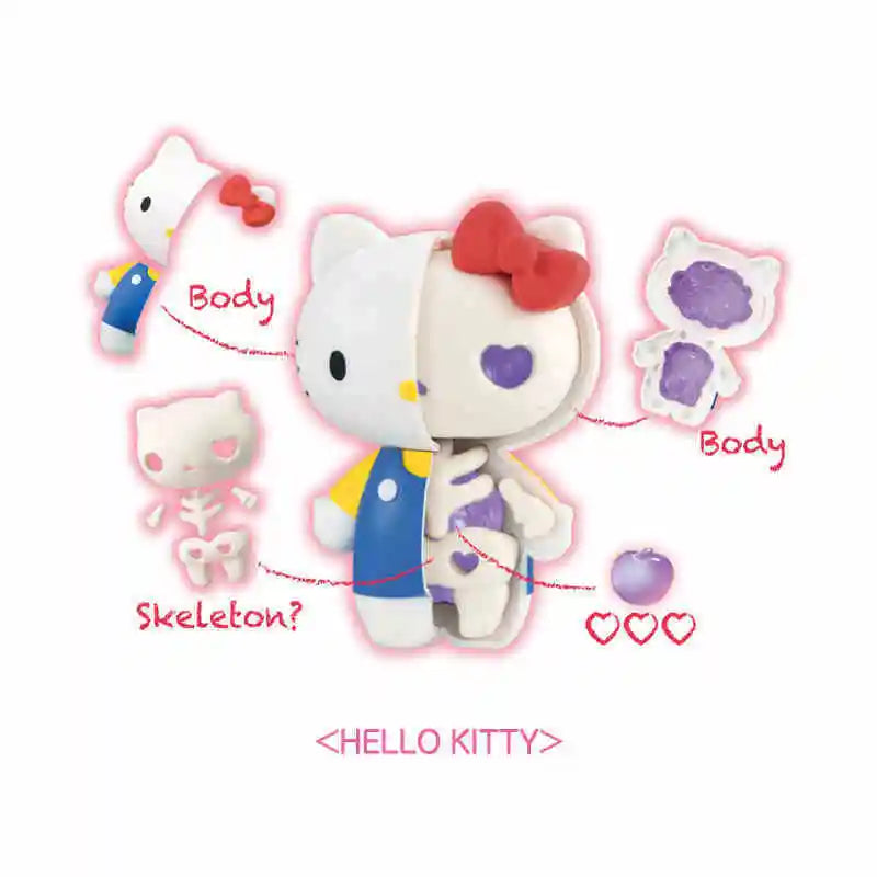 Cartoon Sanrio Box Half Skull Action Figures - Image 5