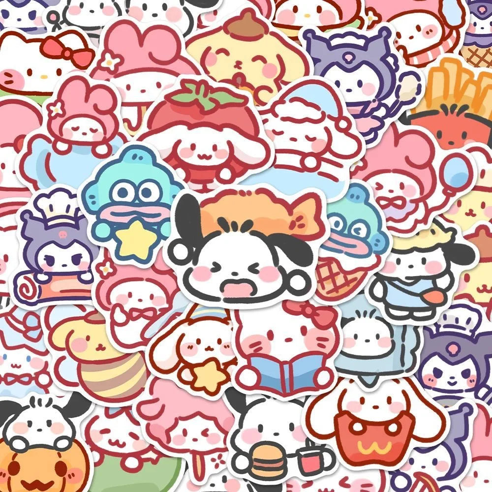 100pcs Sanrio Stickers