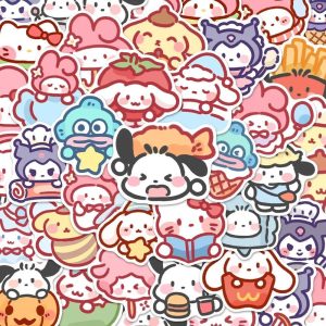 100pcs Sanrio Cartoon Stickers