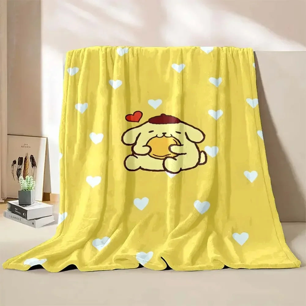 Japanese Pompom Purin Cartoon Blanket - Image 13