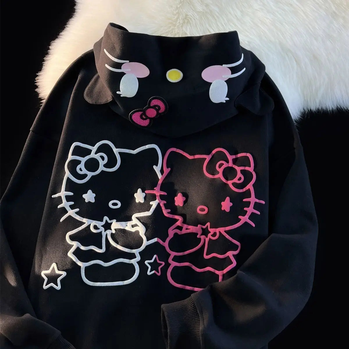 Sanrio Kawaii Hello Kitty Hoodie Sweater - Image 4