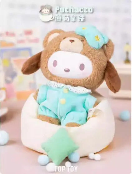 Authentic Toptoy Sanrio Velvet Plush Latte Baby Series Blind Box - Image 7
