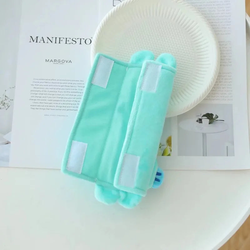 New Sanrio Kawaii Hangyodon Car Headrest & Seat Belt Cover Set - Image 5