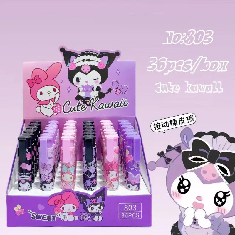 6pcs Sanrio Press Eraser Set - Image 7