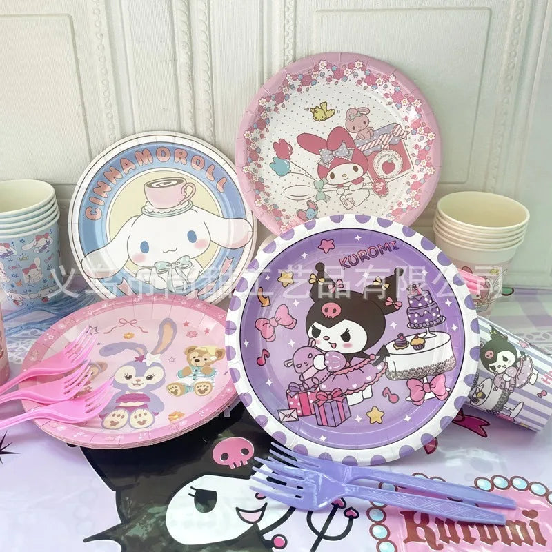 Sanrio Melody & Kuromi Birthday Party Decoration Set - Image 2
