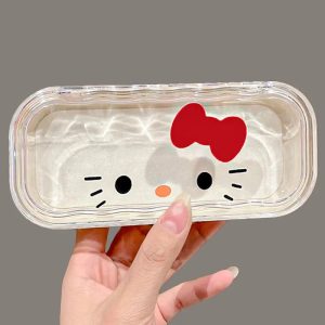 Cute Sanrio Hello Kitty Glasses Storage Box