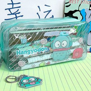 Sanrio Anime Hangyodon Transparent Pencil Case