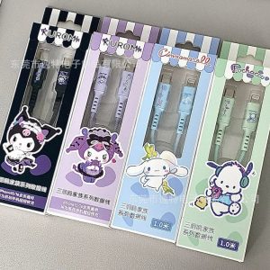 Kawaii Kuromi & Cinnamoroll Cartoon Fast Charging Data Cable