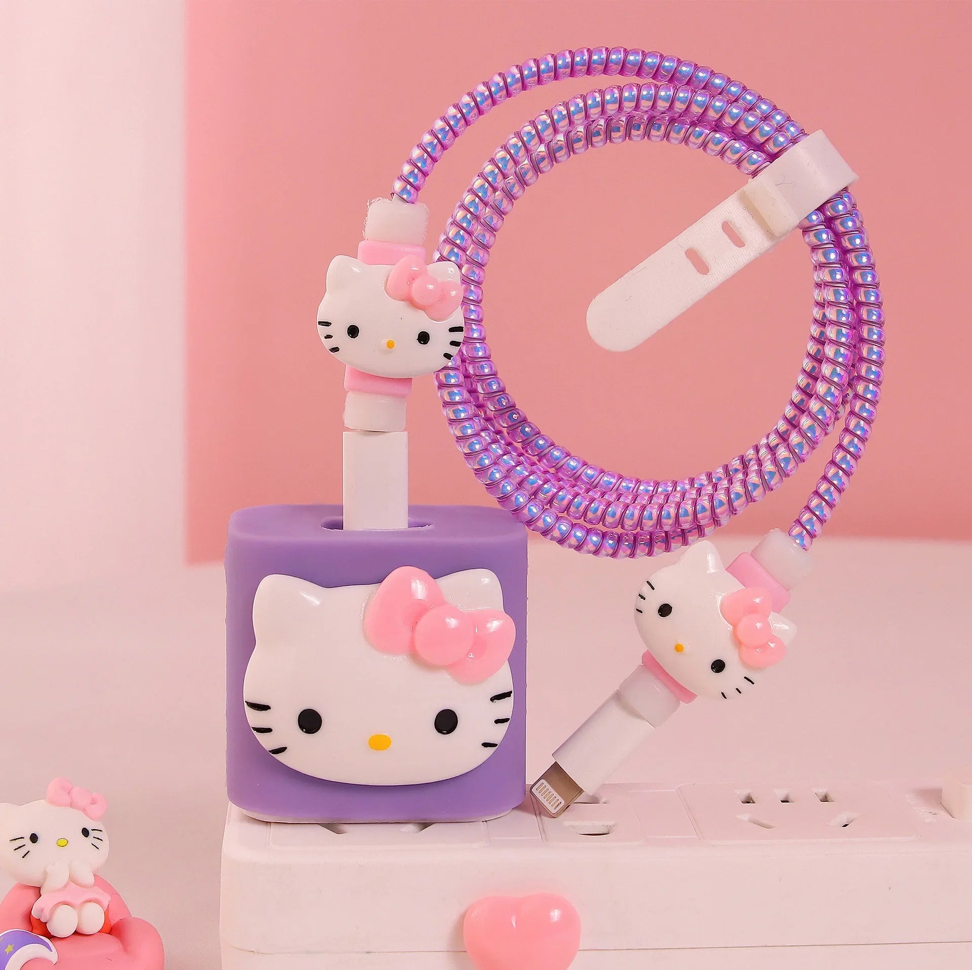 Sanrio Anime Anti-Breaking Apple Data Cable & Protective Case - Image 7