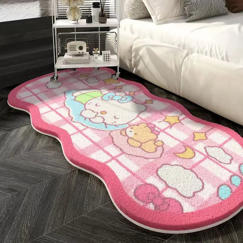 Sanrio Hello Kitty Bedroom Window Stain-Resistant Carpet - Image 3