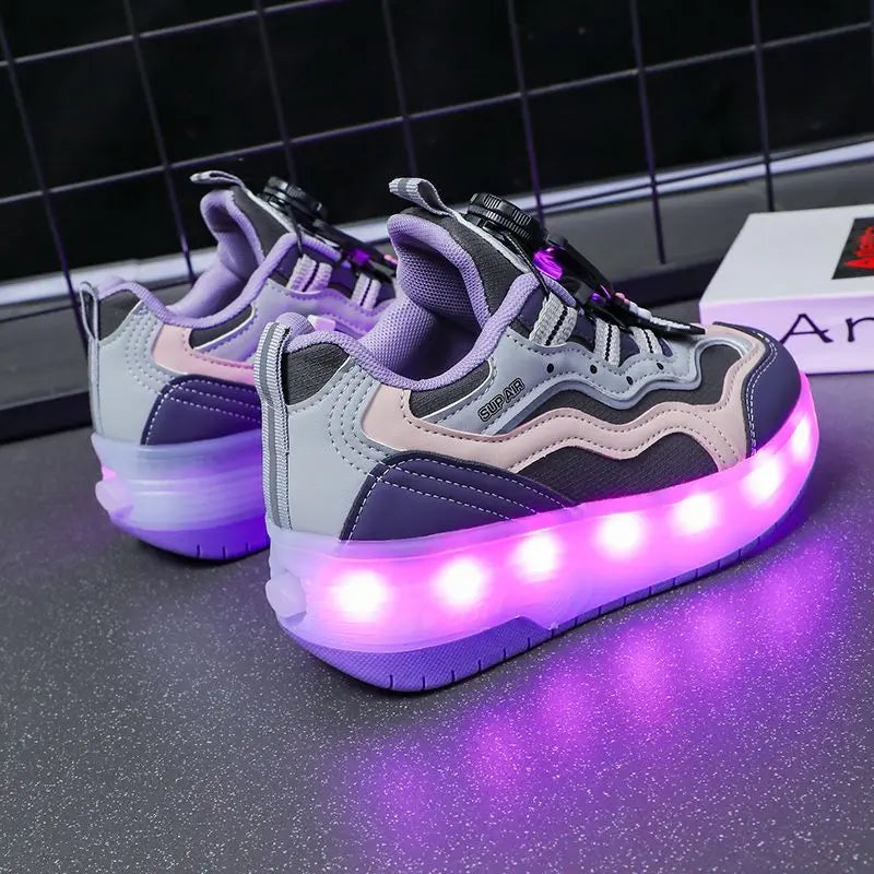 Kawaii Kuromi Roller Skating Sneakers - Image 3