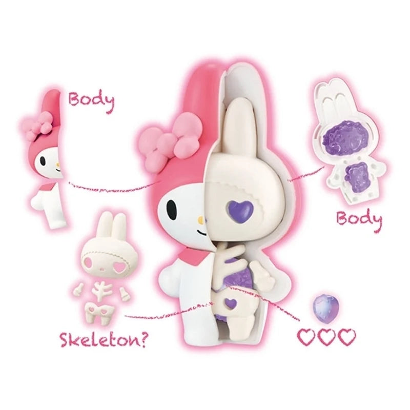Cartoon Sanrio Box Half Skull Action Figures - Image 8
