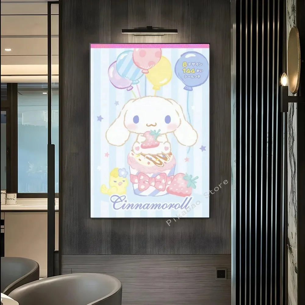 MINISO Cartoon Cute Dog Canvas Poster - Image 9