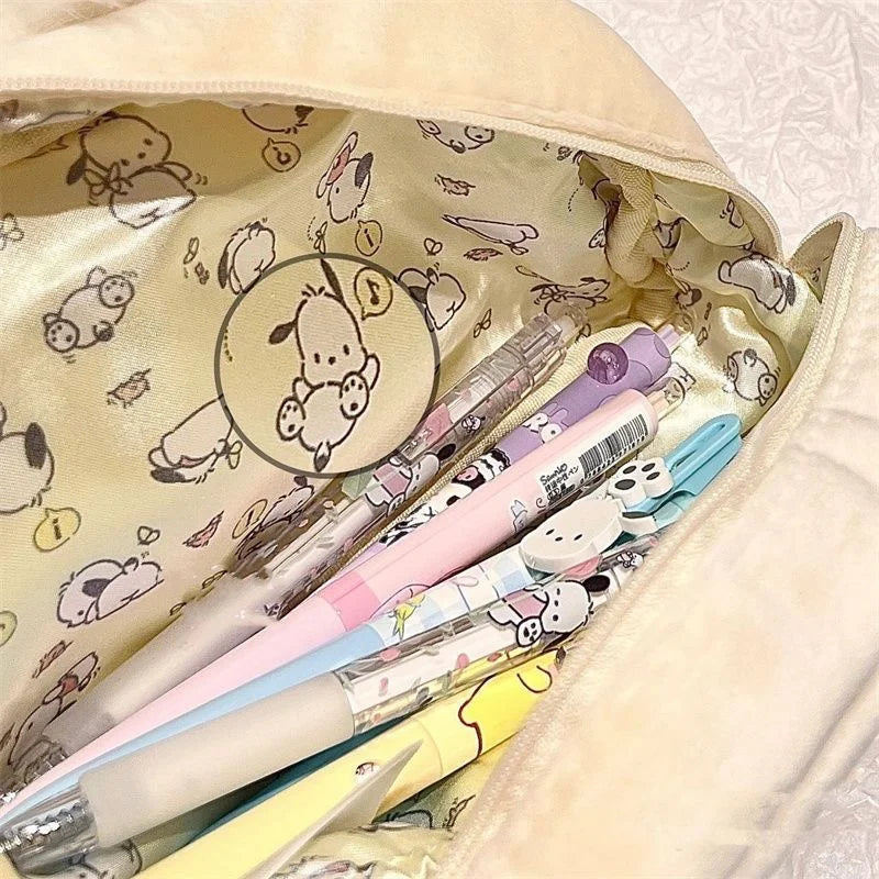 Hello Kitty & Pochacco Plush Pencil Case - Image 6