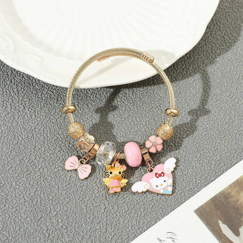 Sanrio Angel Hello Kitty Charms Bracelet - Image 6