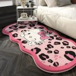 Sanrio Hello Kitty Bedroom Window Stain-Resistant Carpet